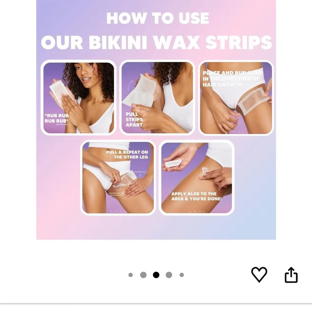 No Mo Bush Waxing Strips